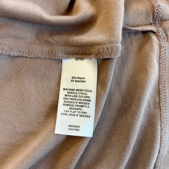 Abound V-Neck Spaghetti Straps Maxi Dress Color Tan Size 2X No Pockets New NWT. - Picture 7 of 7